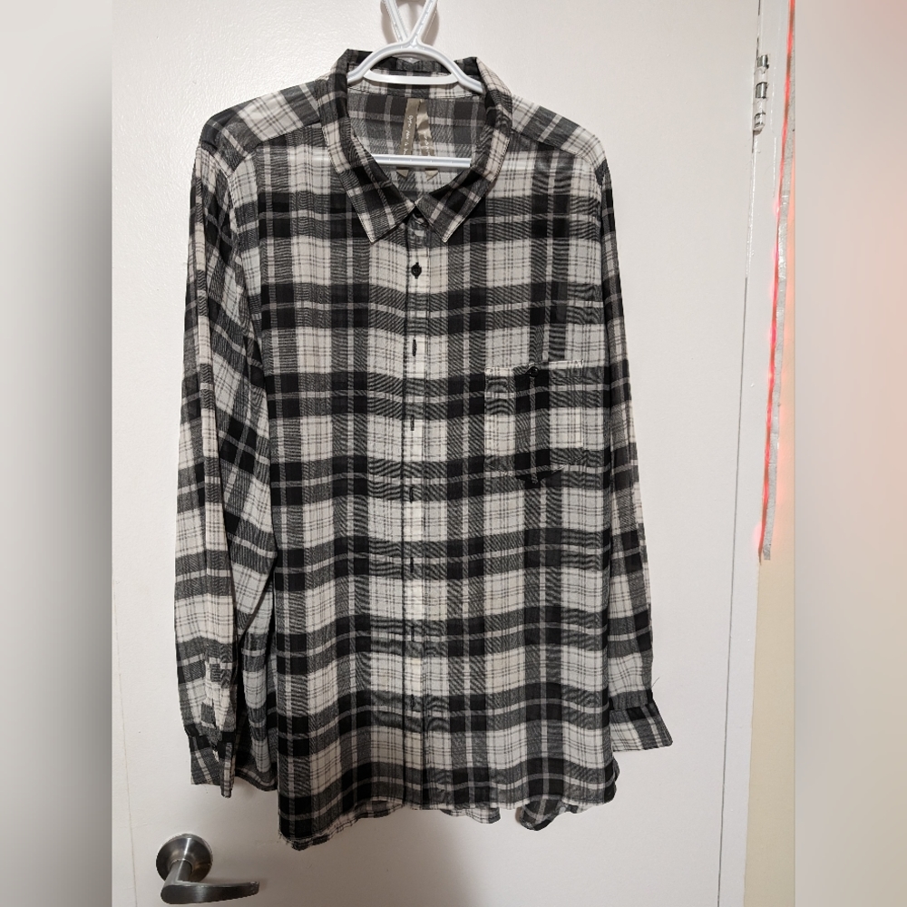 Plus Size 4x plaid shirt